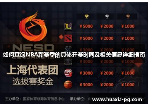 如何查询NBA新赛季的具体开赛时间及相关信息详细指南 如何查询NBA新赛季的具体开赛时间及相关信息详细指南