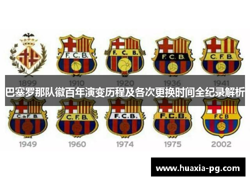 巴塞罗那队徽百年演变历程及各次更换时间全纪录解析